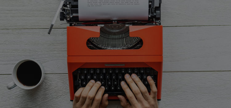 Typewriter mastering your past